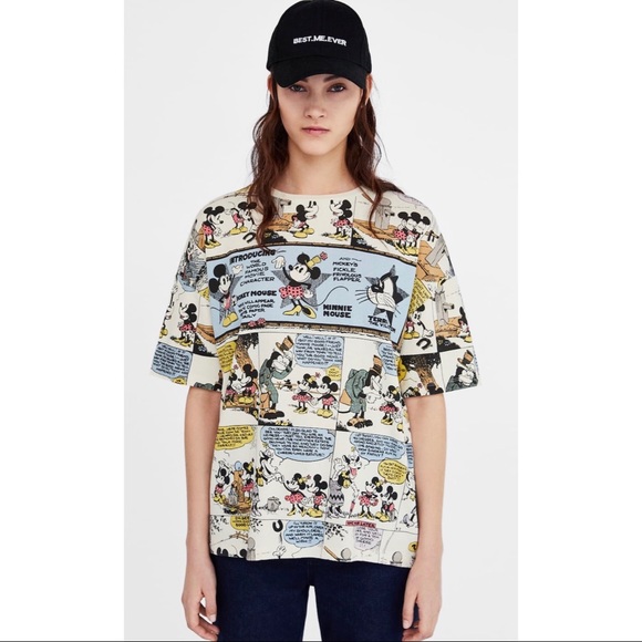 Zara comic print shirt Clearance
